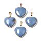 Natural Angelite Anhydrite Pendants G-R458-03-1