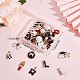 SUNNYCLUE 1 Box 40Pcs Fashion Charms Red Lip Charms Enamel Flower Charm High Heel Shoes Hand Bag Hat Clothes Charm Imitation Pearl Beads Bowknot Charms for Jewelry Making Charm Earrings DIY Supplies ENAM-SC0002-26-7