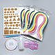 Juegos de tiras de quilling de papel para diy sunnyclue: tiras de quilling de papel de 26 color DIY-SC0002-02-1