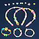 Bracelets de bricolage et bijoux de bande de cheveux pour les enfants DIY-YW0001-31-8