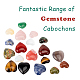 Кабошоны из натуральных и синтетических драгоценных камней pandahall elite G-PH0034-33-4
