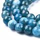 Natural Apatite Beads Strands G-O186-E02-6mm-6