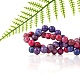 2 fili 2 fili di perline turchesi americane naturali di 8 colori G-SZ0001-34C-4