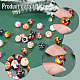 PandaHall 130pcs 10mm Acrylic Resin Beads with 2mm Hole RESI-PH0001-52-6