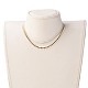 Halsketten mit Messing-Emaille-Kolbenkette NJEW-JN03206-4
