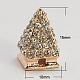 Abalorios de remache de diamante de imitación de la aleación RB-I026-01M-2
