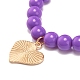 Bracelets extensibles en perles acryliques pour enfants BJEW-JB07787-6