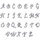 Colgantes de aleación alfabeto PALLOY-PH0012-29B-1