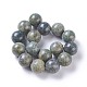 Brins de perles turquoises africaines naturelles (jaspe) G-E524-10-25mm-2