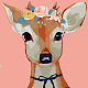 Deer Pattern DIY Digital Painting Kit Sets DIY-G032-01A-6