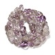 Натуральный фиолетовый лодолит кварцевый бисер пряди G-P497-01E-39A-3