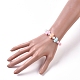 Bambini braccialetti elasticizzati con perline acriliche BJEW-JB04834-M-4
