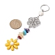 Schlüsselanhänger aus Blumenharz KEYC-JKC00556-02-2