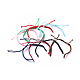 Création de bracelets de corde en nylon tressée X-AJEW-M001-M-1