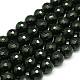 Naturali nera perle di tormalina fili X-G-C073-6mm-2-1