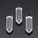 Perles pointues à double extrémité en verre à facettes pour la fabrication de pendentifs enroulés de fil GLAA-K002-30mm-09-1