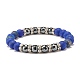 Synthetic Hematite & Natural Mixed Stone Round Beads Stretch Bracelet for Women BJEW-JB07485-5