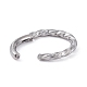 Creolen mit verdrehtem Ring für Mädchenfrauen STAS-D453-01P-02-2