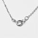 Natural Amethyst Beads Pendant Necklaces NJEW-JN01829-05-3