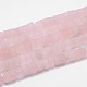 Natural Rose Quartz Beads Strands G-I131-16-10mm-1