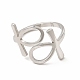 304 anello da polso aperto da donna con segno femminile in acciaio inossidabile RJEW-B027-01P-2