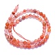 Natural South Red Agate Beads Strands G-K310-C03-6mm-2