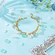 Olycraft 100pcs 4 colores perlas de vidrio transparente GLAA-OC0001-35-4
