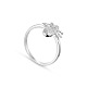 SHEGRACE Chic 925 Sterling Silver Micro Pave Zircon Finger Ring JR84A-1