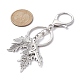 Alloy Leaf Charm Keychain KEYC-JKC00611-04-2