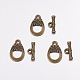 Tibetan Style Alloy Toggle Clasps MAC2014-NF-1
