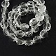 Handmade Transparent Faceted Glass Beads Strands X-GC659Y-1-2