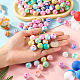 Pandahall diy круглые акриловые и силиконовые бусины наборы для изготовления бижутерии DIY-TA0012-04-7