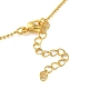 Rack Plating Brass Ball Chain Necklaces NJEW-K256-02G-3