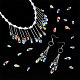 AHANDMAKER 48 Pcs Teardrop Crystal Beads EGLA-GA0001-11-5