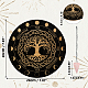 AHANDMAKER Tree of Life Pendulum Board AJEW-GA0004-66C-2