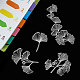 塩ビプラスチックスタンプ  DIYスクラップブッキング用  装飾的なフォトアルバム  カード作り  スタンプシート  葉の模様  16x11x0.3cm DIY-WH0167-56-15-6