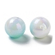 Perle acriliche opache bicolore SACR-P024-01B-W08-2