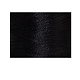 150d / 2マシン刺繍糸  ナイロン縫糸  伸縮性のある糸  ブラック  12x6.4cm  約2200m /ロール EW-E002-14-2