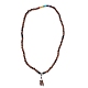 Natural Wood Beads Wrap Bracelets BJEW-JB07022-03-6