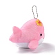 PP Cotton Mini Animal Plush Toys Dolphin Pendant Decoration HJEW-C002-01A-2