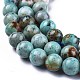 Chapelets de perles en chrysocolle naturelle G-R477-10mm-3
