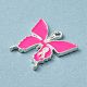 Breast Cancer Pink Awareness Ribbon Theme Alloy Enamel Pendants ENAM-A147-01J-2