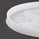 Stampini in silicone tondi piatti con motivo tartaruga DIY-M039-06-4