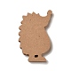 Cabochons en bois imprimés simple face d'automne WOOD-I010-01C-2