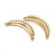Tibetan Style Alloy Crescent Chandelier Components Links X-TIBE-S217-AG-NR-2