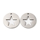 201 Stainless Steel Pendants STAS-A084-08P-1