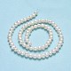 Fili di perle di perle d'acqua dolce coltivate naturali PEAR-F018-15-01-3