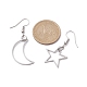 3 paire de boucles d'oreilles pendantes en alliage de 3 styles EJEW-JE05552-4