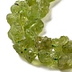 Brins de perles de quartz olive naturel brut brut G-I283-G07-02-4