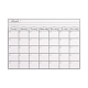 Calendario cancellabile a secco magnetico per frigorifero AJEW-E043-03-3